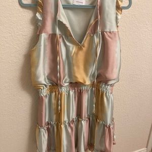 Dress was too small on me and couldn’t return.